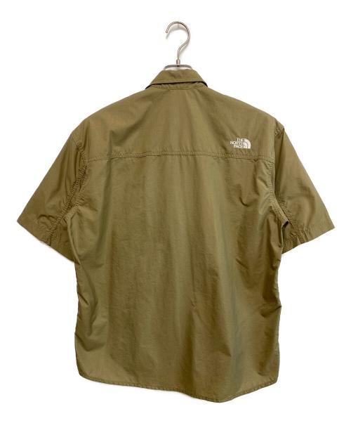 THE NORTH FACE（ザ ノース フェイス）THE NORTH FACE (ザ ノース フェイス) ショートスリーブヌプシシャツ カーキ サイズ:SIZE Sの古着・服飾アイテム