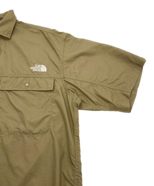 THE NORTH FACE（ザ ノース フェイス）THE NORTH FACE (ザ ノース フェイス) ショートスリーブヌプシシャツ カーキ サイズ:SIZE Sの古着・服飾アイテム