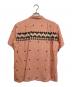 Star OF HOLLYWOOD (スターオブハリウッド) HIGH DENSITY RAYON OPEN SHIRT “ARGYLE” ピンク サイズ:SIZE M：6000円