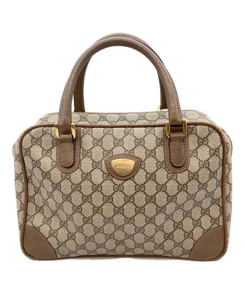 GUCCI（グッチ）GUCCI (グッチ) ハンドバッグ　OLD GUCCI ブラウンの古着・服飾アイテム