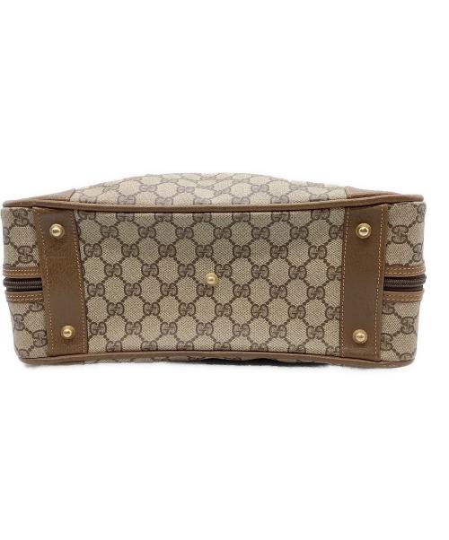 GUCCI（グッチ）GUCCI (グッチ) ハンドバッグ　OLD GUCCI ブラウンの古着・服飾アイテム