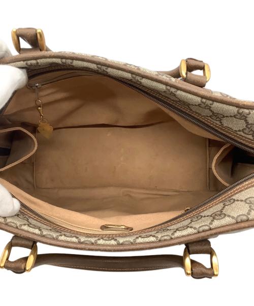 GUCCI（グッチ）GUCCI (グッチ) ハンドバッグ　OLD GUCCI ブラウンの古着・服飾アイテム