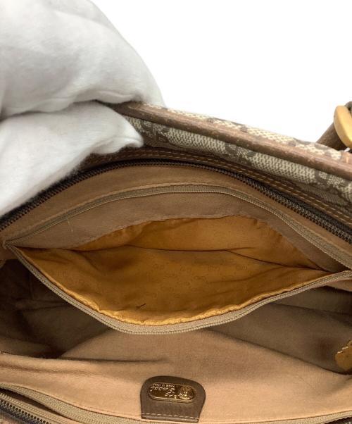 GUCCI（グッチ）GUCCI (グッチ) ハンドバッグ　OLD GUCCI ブラウンの古着・服飾アイテム