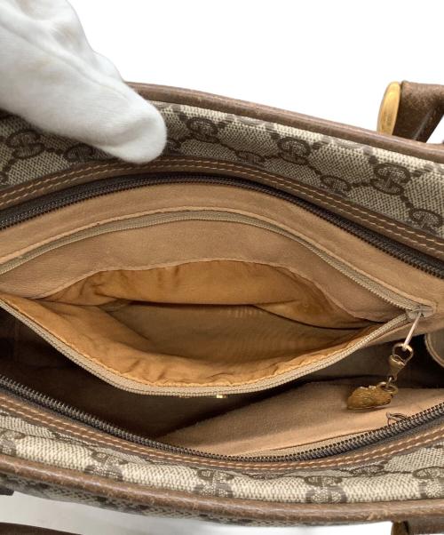 GUCCI（グッチ）GUCCI (グッチ) ハンドバッグ　OLD GUCCI ブラウンの古着・服飾アイテム