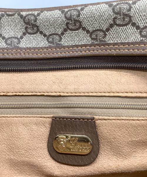 GUCCI（グッチ）GUCCI (グッチ) ハンドバッグ　OLD GUCCI ブラウンの古着・服飾アイテム