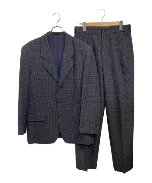 COMME des GARCONS HOMME PLUS（コムデギャルソンオムプリュス）COMME des GARCONS HOMME PLUS (コムデギャルソンオムプリュス) 80's 3釦スーツ ダークネイビー サイズ:SIZE Mの古着・服飾アイテム