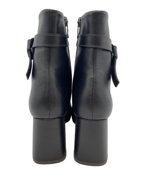 DIANA（ダイアナ）DIANA (ダイアナ) リッチリボンつきショートブーツ ブラック サイズ:SIZE 22cmの古着・服飾アイテム