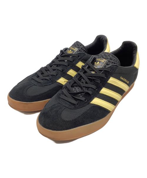 adidas（アディダス）adidas (アディダス) GAZELLE Indoor ブラック×イエロー サイズ:26.5cmの古着・服飾アイテム