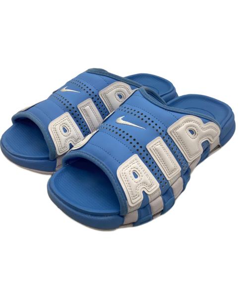 NIKE（ナイキ）NIKE (ナイキ) Air More Uptempo Slide Black Sanddrift Iridescent スカイブルー×ホワイト サイズ:28cmの古着・服飾アイテム