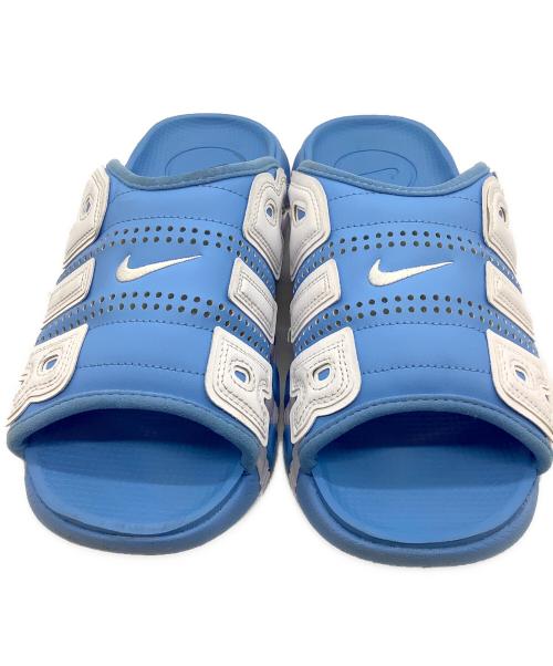 NIKE（ナイキ）NIKE (ナイキ) Air More Uptempo Slide Black Sanddrift Iridescent スカイブルー×ホワイト サイズ:28cmの古着・服飾アイテム