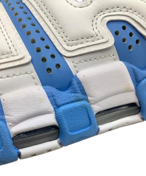 NIKE（ナイキ）NIKE (ナイキ) Air More Uptempo Slide Black Sanddrift Iridescent スカイブルー×ホワイト サイズ:28cmの古着・服飾アイテム