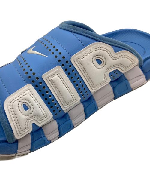 NIKE（ナイキ）NIKE (ナイキ) Air More Uptempo Slide Black Sanddrift Iridescent スカイブルー×ホワイト サイズ:28cmの古着・服飾アイテム