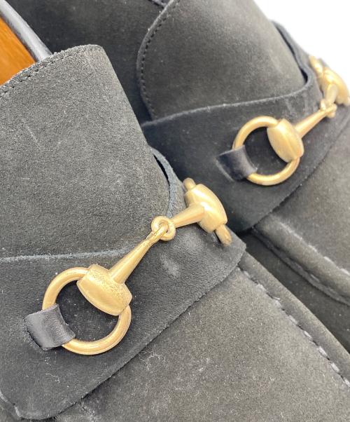 GUCCI（グッチ）GUCCI (グッチ) ホースビットチャッカーブーツ ブラック サイズ:42の古着・服飾アイテム