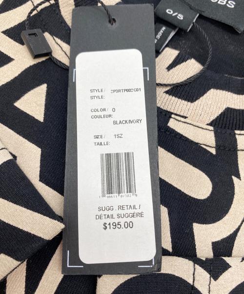 MARC JACOBS（マークジェイコブス）MARC JACOBS (マークジェイコブス) モノグラムBIG Tシャツ ベージュ×ブラック サイズ:SIZE US S 未使用品の古着・服飾アイテム