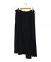 s'yte（サイト）の古着「RAYON JERSEY STRINGS GATHERED SKIRT」｜ブラック