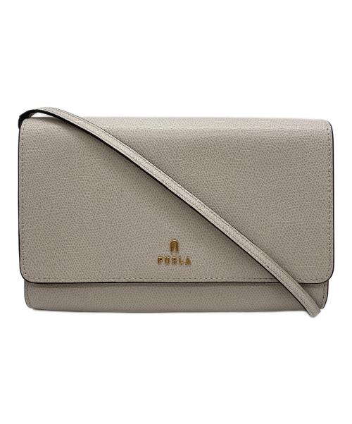FURLA（フルラ）FURLA (フルラ) CAMELIA CHAIN WALLET グレージュの古着・服飾アイテム
