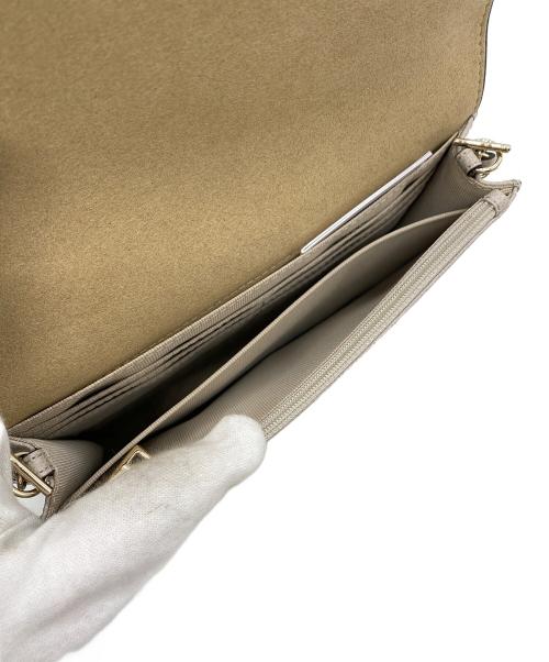 FURLA（フルラ）FURLA (フルラ) CAMELIA CHAIN WALLET グレージュの古着・服飾アイテム