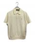 POLO RALPH LAUREN（ポロ・ラルフローレン）の古着「ループバック フリース ポロカラー スウェットシャツ」｜アイボリー