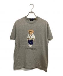 POLO RALPH LAUREN（ポロ・ラルフローレン）の古着「クラシックフィット Polo ベア ジャージー Tシャツ」｜グレー