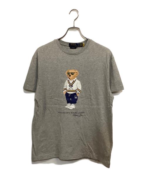 POLO RALPH LAUREN（ポロ・ラルフローレン）POLO RALPH LAUREN (ポロ・ラルフローレン) クラシックフィット Polo ベア ジャージー Tシャツ グレー サイズ:SIZE M (US S)の古着・服飾アイテム