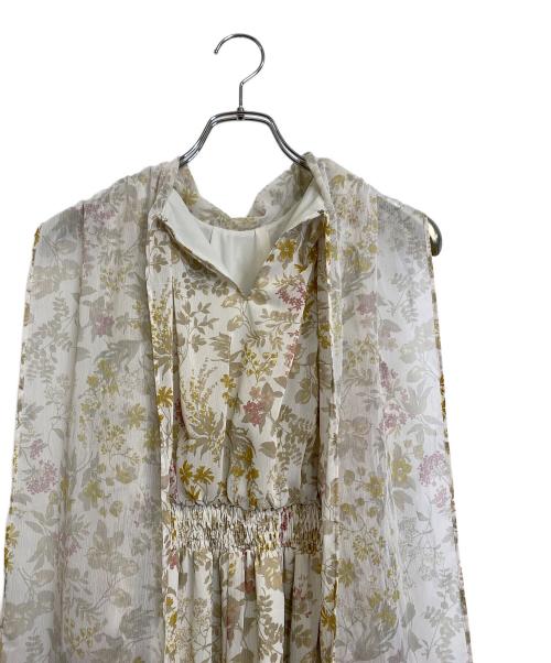 CELFORD（セルフォード）CELFORD (セルフォード) 24SS 楊柳シフォンワンピース アイボリー サイズ:SIZE 36の古着・服飾アイテム