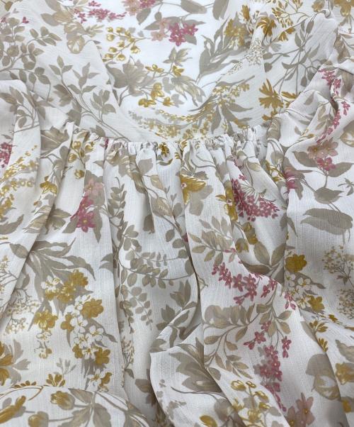 CELFORD（セルフォード）CELFORD (セルフォード) 24SS 楊柳シフォンワンピース アイボリー サイズ:SIZE 36の古着・服飾アイテム