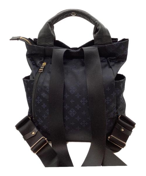 russet（ラシット）russet (ラシット) リュック ネイビーの古着・服飾アイテム