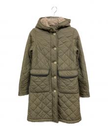 MACKINTOSH（マッキントッシュ）の古着「フーデッドキルティングコート」｜オリーブ