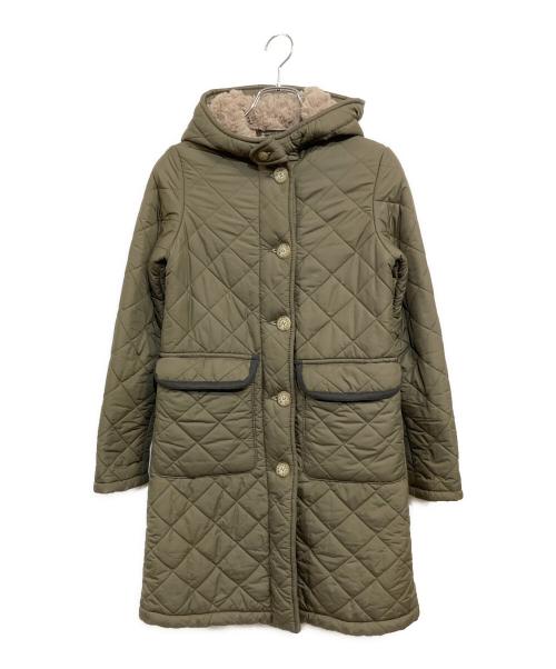 MACKINTOSH（マッキントッシュ）MACKINTOSH (マッキントッシュ) フーデッドキルティングコート オリーブ サイズ:SIZE 32 (5号 XS)の古着・服飾アイテム