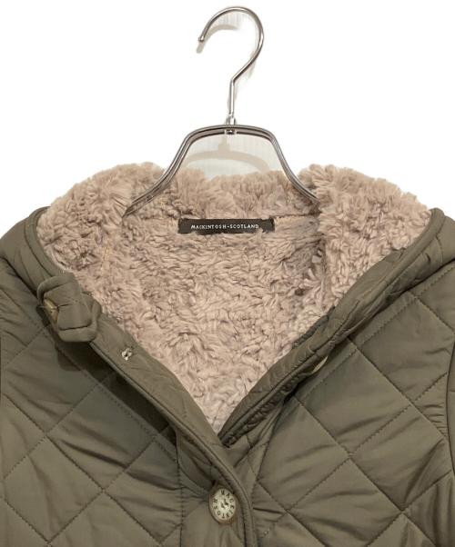 MACKINTOSH（マッキントッシュ）MACKINTOSH (マッキントッシュ) フーデッドキルティングコート オリーブ サイズ:SIZE 32 (5号 XS)の古着・服飾アイテム