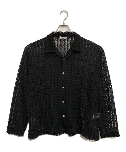 JOURNAL STANDARD（ジャーナルスタンダード）JOURNAL STANDARD (ジャーナルスタンダード) 25SS アブストラクト レース シャツ ブラック サイズ:SIZE Mの古着・服飾アイテム