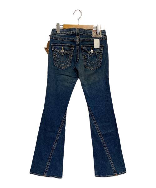 TRUE RELIGION（トゥルー レリジョン）TRUE RELIGION (トゥルー レリジョン) スリムフレアジーンズ インディゴ サイズ:SIZE 71cm (W28) 未使用品の古着・服飾アイテム