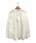UNITED ARROWSユナイテッドアローズ）の古着「23AW バックフレアバルーンブラウス」｜ホワイト