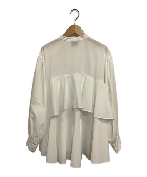 UNITED ARROWS（ユナイテッドアローズ）UNITED ARROWS (ユナイテッドアローズ) 23AW バックフレアバルーンブラウス ホワイト サイズ:38 未使用品の古着・服飾アイテム