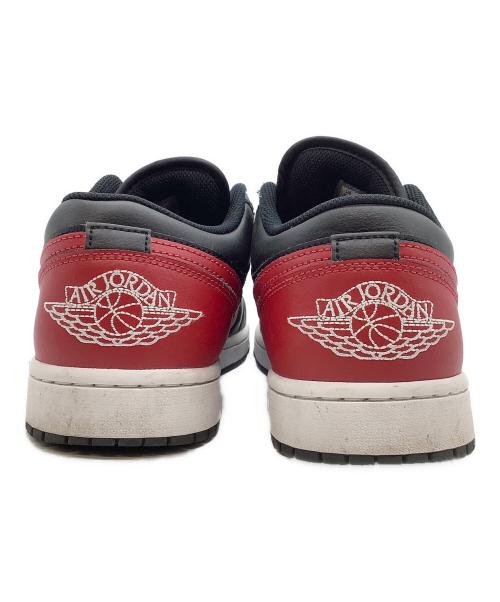 NIKE（ナイキ）NIKE (ナイキ) AIR JORDAN 1 LOW レッド×ブラック サイズ:27.5cmの古着・服飾アイテム