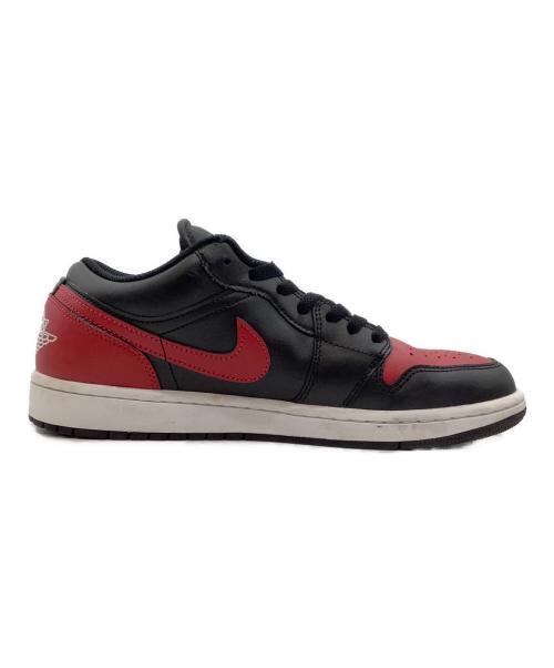 NIKE（ナイキ）NIKE (ナイキ) AIR JORDAN 1 LOW レッド×ブラック サイズ:27.5cmの古着・服飾アイテム