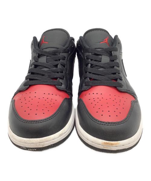 NIKE（ナイキ）NIKE (ナイキ) AIR JORDAN 1 LOW レッド×ブラック サイズ:27.5cmの古着・服飾アイテム