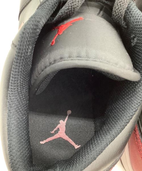 NIKE（ナイキ）NIKE (ナイキ) AIR JORDAN 1 LOW レッド×ブラック サイズ:27.5cmの古着・服飾アイテム