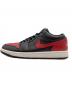 NIKE (ナイキ) AIR JORDAN 1 LOW レッド×ブラック サイズ:27.5cm：9000円