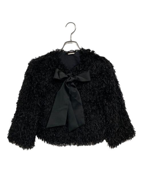 Kate Spade（ケイトスペード）Kate Spade (ケイトスペード) フォー フェザー ボウ ジャケット ブラック サイズ:SIZE 0の古着・服飾アイテム