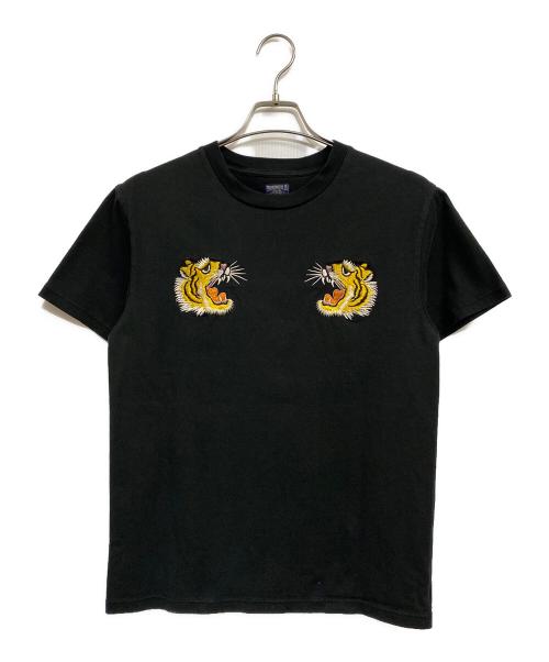 東洋エンタープライズ（トウヨウエンタープライズ）東洋エンタープライズ (トウヨウエンタープライズ) SUKA T-SHIRT EMBROIDERED “TIGER HEAD” ブラック サイズ:SIZE Mの古着・服飾アイテム