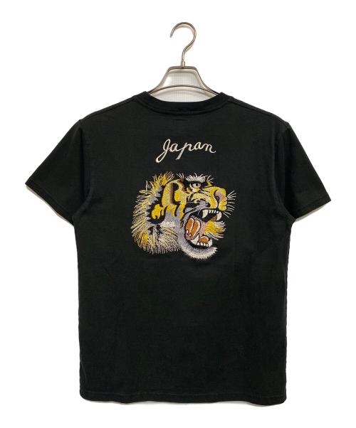 東洋エンタープライズ（トウヨウエンタープライズ）東洋エンタープライズ (トウヨウエンタープライズ) SUKA T-SHIRT EMBROIDERED “TIGER HEAD” ブラック サイズ:SIZE Mの古着・服飾アイテム