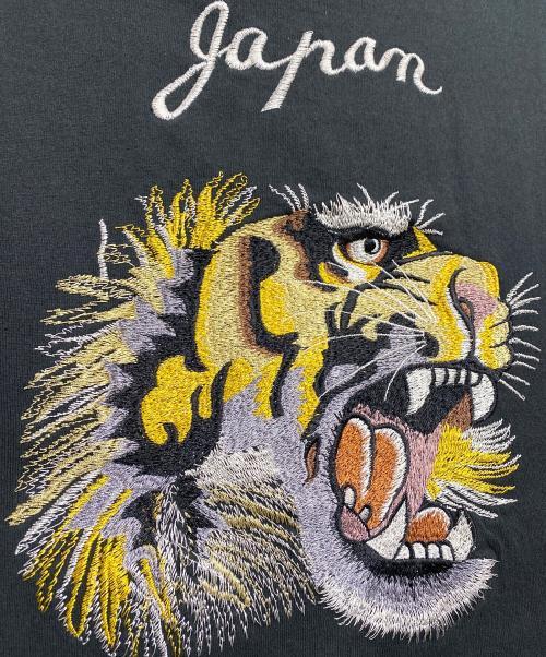 東洋エンタープライズ（トウヨウエンタープライズ）東洋エンタープライズ (トウヨウエンタープライズ) SUKA T-SHIRT EMBROIDERED “TIGER HEAD” ブラック サイズ:SIZE Mの古着・服飾アイテム