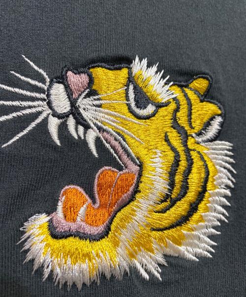 東洋エンタープライズ（トウヨウエンタープライズ）東洋エンタープライズ (トウヨウエンタープライズ) SUKA T-SHIRT EMBROIDERED “TIGER HEAD” ブラック サイズ:SIZE Mの古着・服飾アイテム