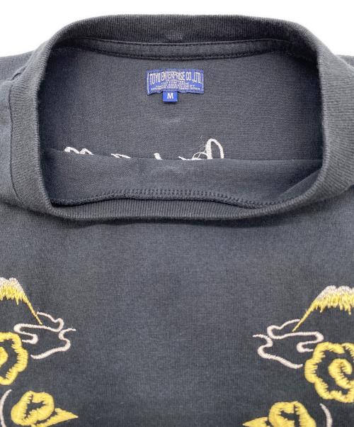 東洋エンタープライズ（トウヨウエンタープライズ）東洋エンタープライズ (トウヨウエンタープライズ) SUKA T-SHIRT EMBROIDERED “JAPAN MAP” ブラック サイズ:SIZE Mの古着・服飾アイテム