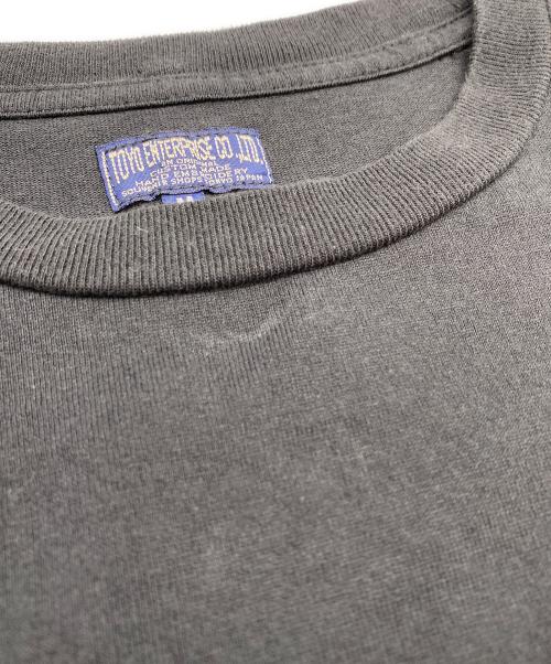 東洋エンタープライズ（トウヨウエンタープライズ）東洋エンタープライズ (トウヨウエンタープライズ) SUKA T-SHIRT EMBROIDERED “JAPAN MAP” ブラック サイズ:SIZE Mの古着・服飾アイテム
