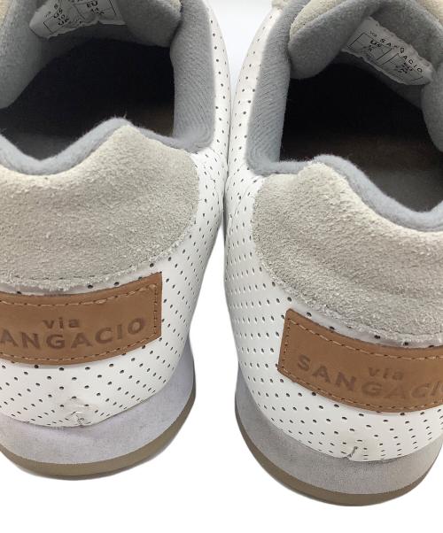 Sangacio（サンガッチョ）Sangacio (サンガッチョ) スニーカー グレー×ホワイト サイズ:28cmの古着・服飾アイテム