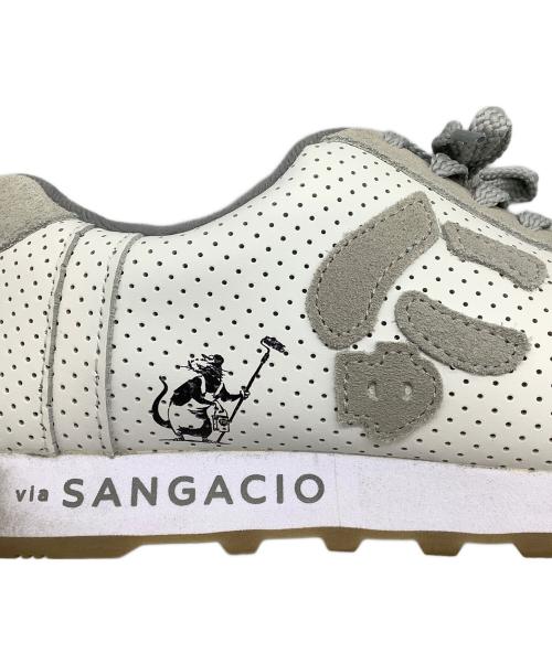 Sangacio（サンガッチョ）Sangacio (サンガッチョ) スニーカー グレー×ホワイト サイズ:28cmの古着・服飾アイテム