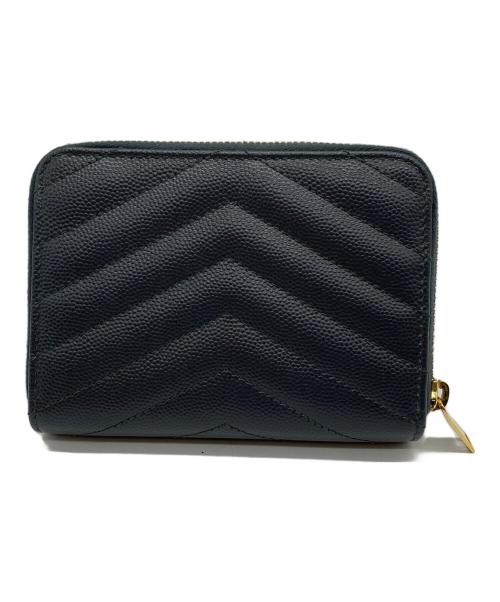 Saint Laurent Paris（サンローランパリ）Saint Laurent Paris (サンローランパリ) コンパクトジップアラウンドウォレット グレーの古着・服飾アイテム