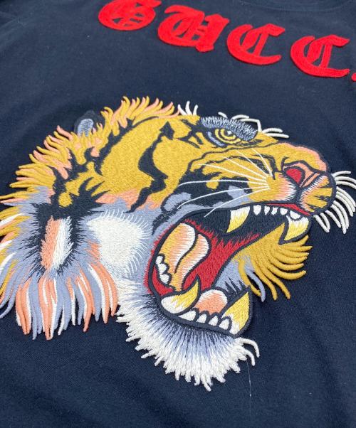 GUCCI（グッチ）GUCCI (グッチ) エンブロイダリー L/S Tシャツ タイガー ブラック サイズ:SIZE EUR Sの古着・服飾アイテム